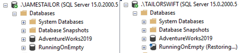 Set Up Log Shipping